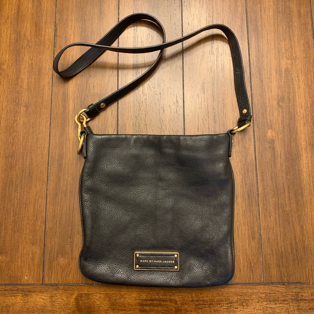 Marc by Marc Jacobs black leather crossbody